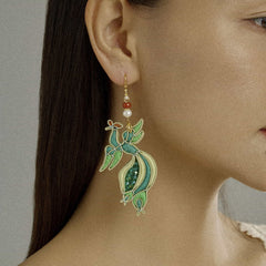 Gree Phoenix Earrings- Gain Passionate love