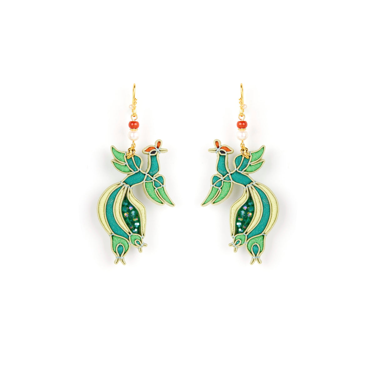 Gree Phoenix Earrings- Gain Passionate love