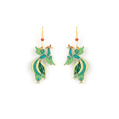 Gree Phoenix Earrings- Gain Passionate love